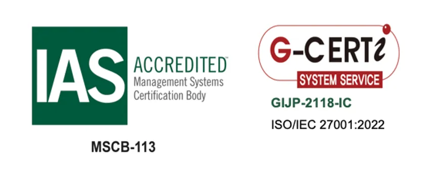ISO/IEC 27001:2022 情報セキュリティマネジメントシステム認証を取得